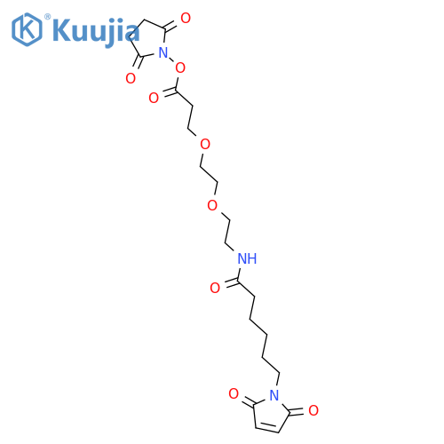 MC-PEG2-C2-\u200bNHS ester structure