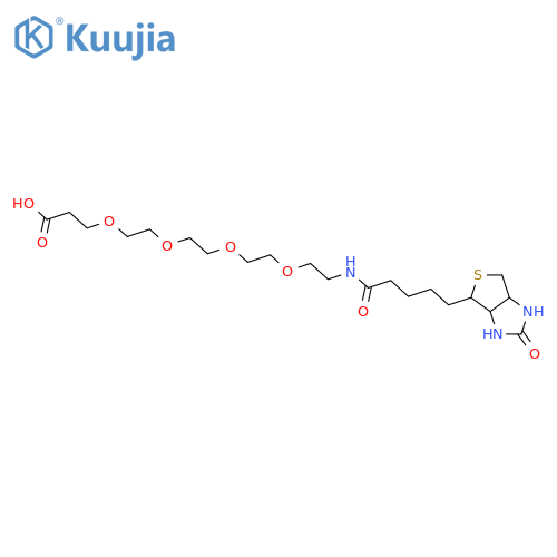 PEG4-biotin acid structure