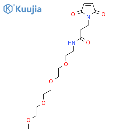 m-PEG4-Mal structure