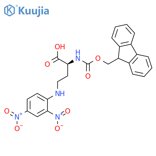 N-alpha-Fmoc-Ngamma-(2,4-dinitrophenyl)-L-2,4-diaminobutyric acid structure
