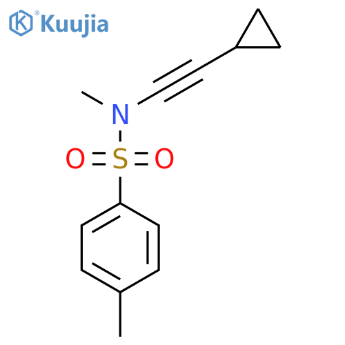 N-(Cyclopropylethynyl)-N,4-dimethylbenzenesulfonamide structure
