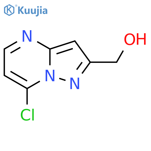 (7-Chloropyrazolo[1,5-a]pyrimidin-2-yl)methanol structure