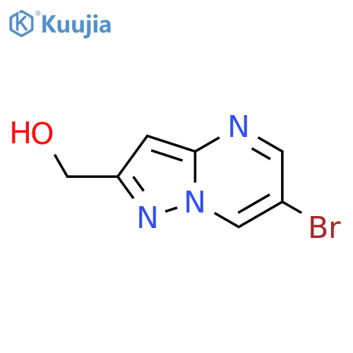 {6-bromopyrazolo[1,5-a]pyrimidin-2-yl}methanol structure