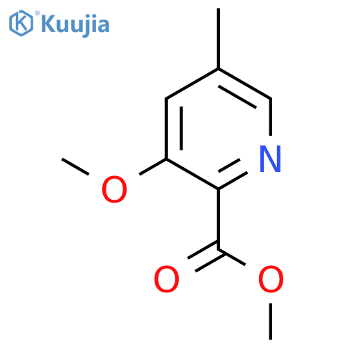 Methyl 3-methoxy-5-methylpicolinate structure