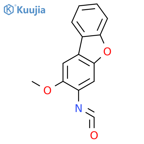 5-isocyanato-4-methoxy-8-oxatricyclo7.4.0.0,2,7trideca-1(9),2(7),3,5,10,12-hexaene structure