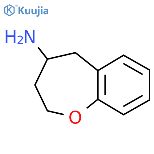 2,3,4,5-Tetrahydro-1-benzoxepin-4-amine structure