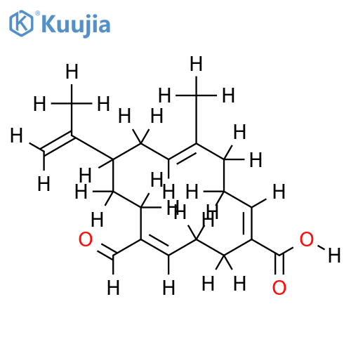 (3E,7E,11E)-20-oxocembra-3,7,11,15-tetraen-19-oic acid structure