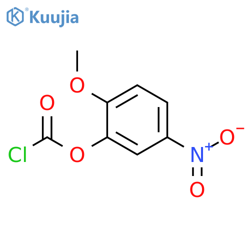 2-methoxy-5-nitrophenyl chloroformate structure