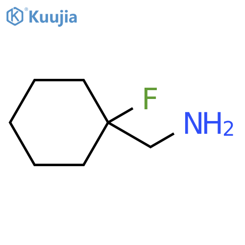 (1-fluorocyclohexyl)methanamine structure