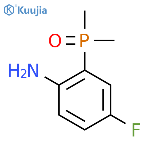 (2-Amino-5-fluorophenyl)dimethylphosphine oxide structure