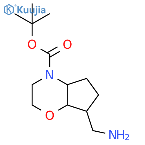 7-Aminomethyl-hexahydro-cyclopenta1,4oxazine-4-carboxylicacidtert-butylester structure