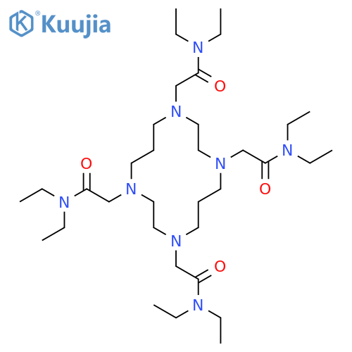 1,4,8,11-Tetrakis(diethylaminocarbonylmethyl)-1,4,8,11-tetraazacyclotetradecane structure