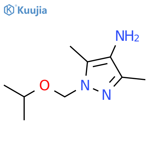 3,5-dimethyl-1-(propan-2-yloxy)methyl-1H-pyrazol-4-amine structure