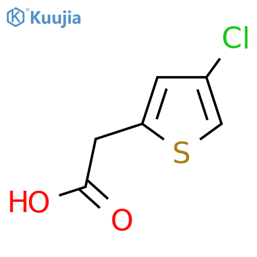 2-(4-chlorothiophen-2-yl)acetic acid structure