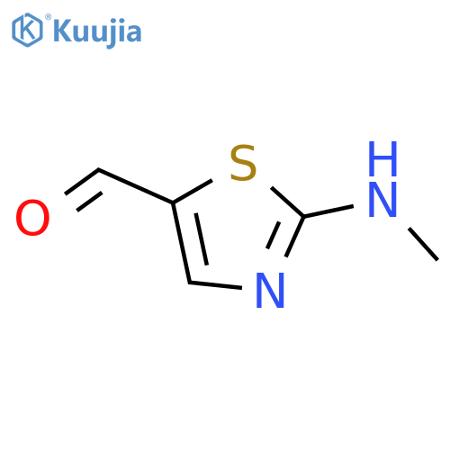 2-(Methylamino)-1,3-thiazole-5-carbaldehyde structure