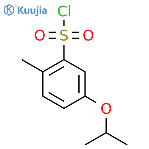 2-methyl-5-(propan-2-yloxy)benzene-1-sulfonyl chloride structure
