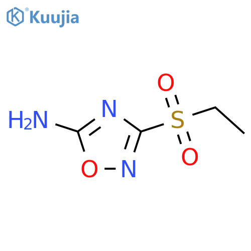 3-(Ethylsulfonyl)-1,2,4-oxadiazol-5-amine structure