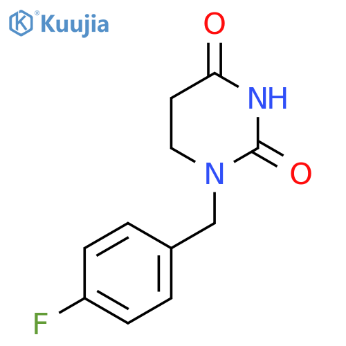1-(4-Fluorobenzyl)dihydropyrimidine-2,4(1H,3H)-dione structure