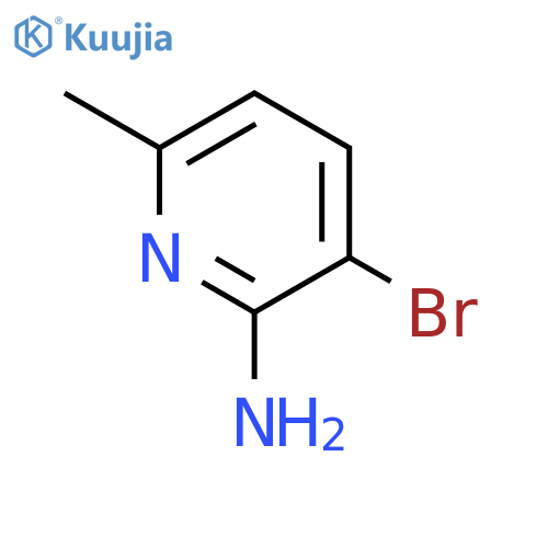 3-bromo-6-methylpyridin-2-amine structure