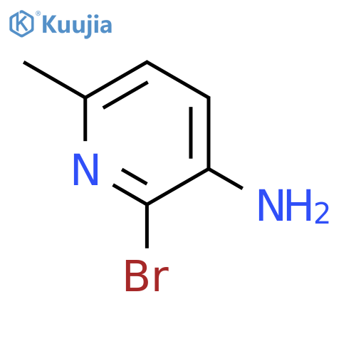 2-bromo-6-methyl-pyridin-3-amine structure
