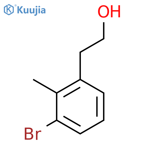 2-(3-bromo-2-methylphenyl)ethan-1-ol structure