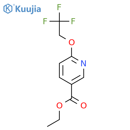 Ethyl 6-(2,2,2-trifluoroethoxy)nicotinate structure