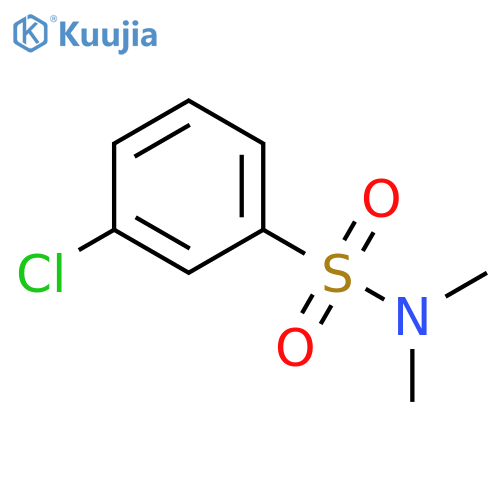 3-Chloro-n,n-dimethylbenzene-1-sulfonamide structure