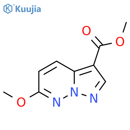 Methyl 6-methoxypyrazolo[1,5-b]pyridazine-3-carboxylate structure