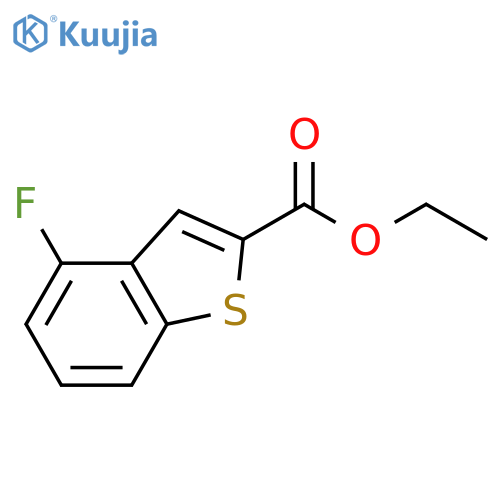 Ethyl 4-fluorobenzobthiophene-2-carboxylate structure