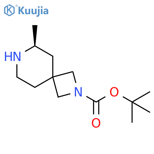 tert-butyl (6S)-6-methyl-2,7-diazaspiro[3.5]nonane-2-carboxylate structure