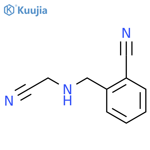 2-(((Cyanomethyl)amino)methyl)benzonitrile structure
