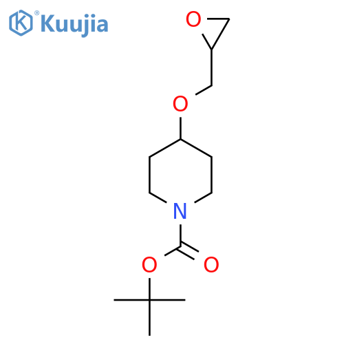tert-butyl 4-(oxiran-2-yl)methoxypiperidine-1-carboxylate structure