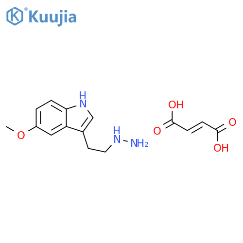 3-(2-Hydrazinylethyl)-5-methoxy-1H-indole fumarate structure