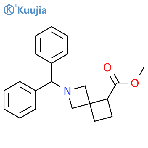 methyl 2-(diphenylmethyl)-2-azaspiro[3.3]heptane-5-carboxylate structure