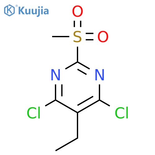 4,6-Dichloro-5-ethyl-2-(methylsulfonyl)pyrimidine structure