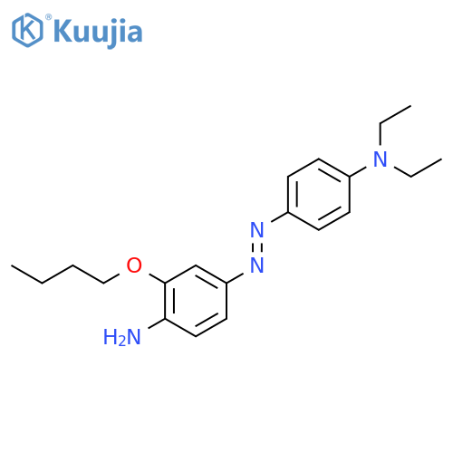 Benzenamine,4-[2-(4-amino-3-butoxyphenyl)diazenyl]-N,N-diethyl- structure