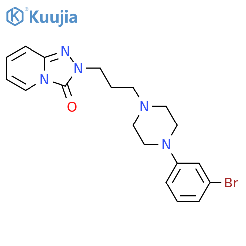 2-{3-4-(3-bromophenyl)piperazin-1-ylpropyl}-2H,3H-1,2,4triazolo4,3-apyridin-3-one structure
