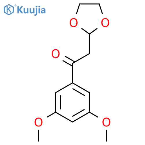 1-(3,5-Dimethoxy-phenyl)-2-(1,3-dioxolan-2-yl)-ethanone structure