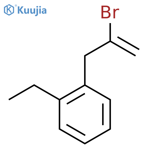 2-Bromo-3-(2-ethylphenyl)-1-propene structure