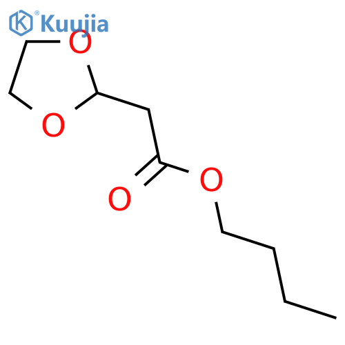 (1,3-Dioxolan-2-yl)-acetic acid butyl ester structure