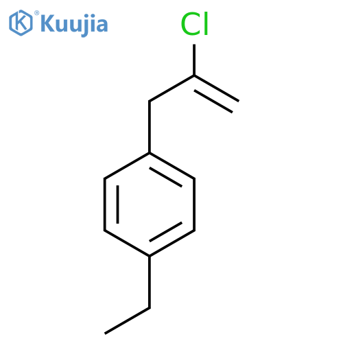 2-Chloro-3-(4-ethylphenyl)-1-propene structure