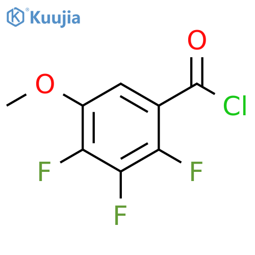 5-Methoxy-2,3,4-trifluorobenzoyl chloride structure