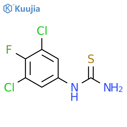 3,5-Dichloro-4-fluorophenylthiourea structure