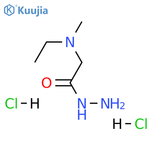 2-Ethyl(methyl)aminoacetohydrazide Dihydrochloride structure