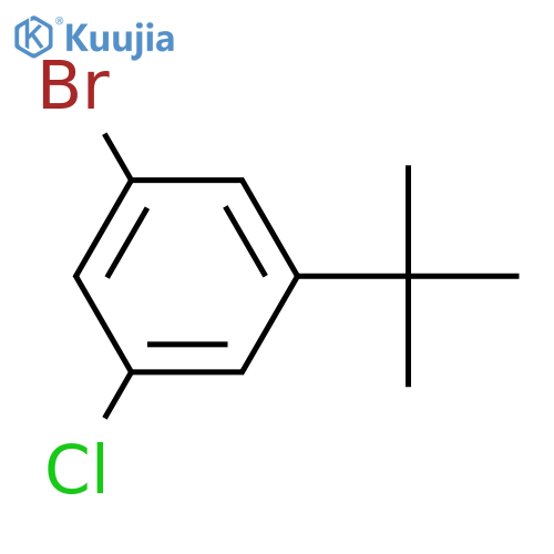 3-Bromo-5-chloro-tert-butylbenzene structure