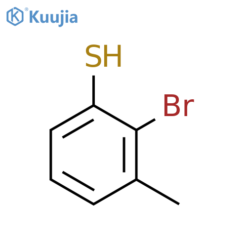 2-Bromo-3-methylbenzene-1-thiol structure