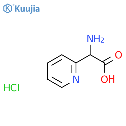 2-Amino-2-(pyridin-2-yl)acetic acid hydrochloride structure