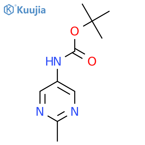(2-Methyl-pyrimidin-5-yl)-carbamic acid tert-butyl ester structure