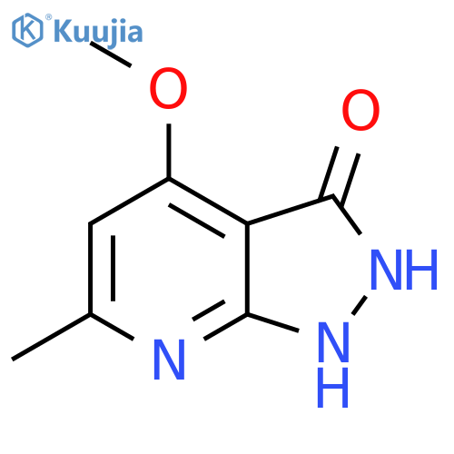 4-Methoxy-6-methyl-1,2-dihydropyrazolo[3,4-b]pyridin-3-one structure