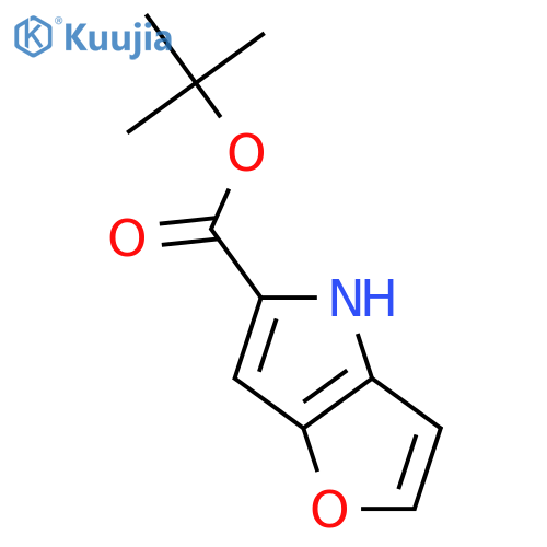 4H-Furo[3,2-b]pyrrole-5-carboxylic acid 1,1-dimethylethyl ester structure